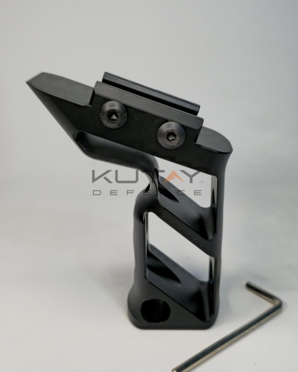 KutGrip V1 Siyah Alüminyum Dikey Tutamak - Görsel 9