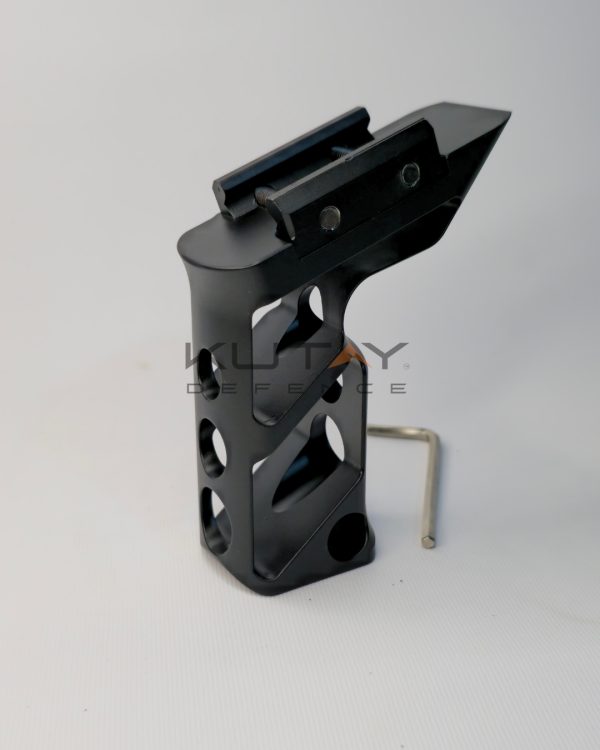 KutGrip V1 Siyah Alüminyum Dikey Tutamak