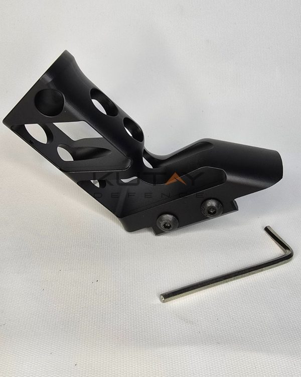 KutGrip V1 Siyah Alüminyum Dikey Tutamak - Görsel 6